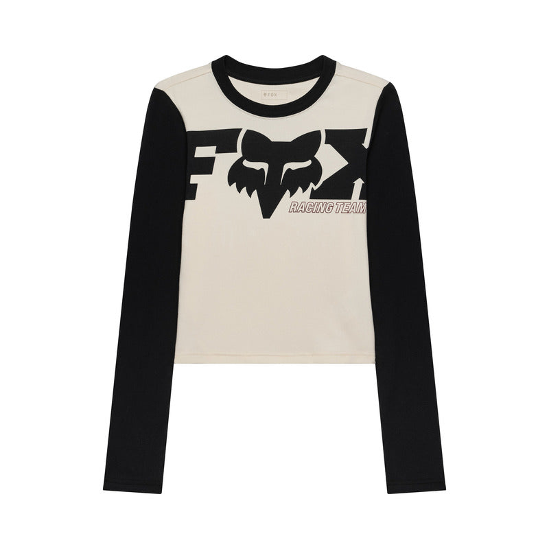 Koszulka z długim rękawem Damska FOX Coldpress Rib Ls Pearl White 1 360447_ZAL917624.jpg