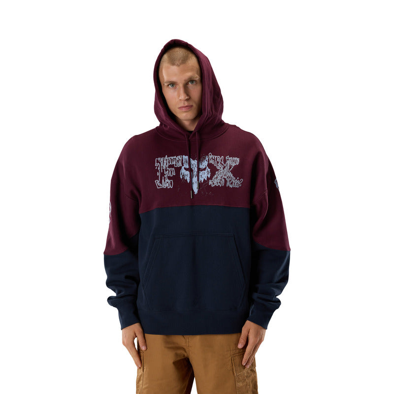 Bluza z kapturem FOX Abyss Fleece Po Dark Maroon 9 360038_ZAL919787.jpg