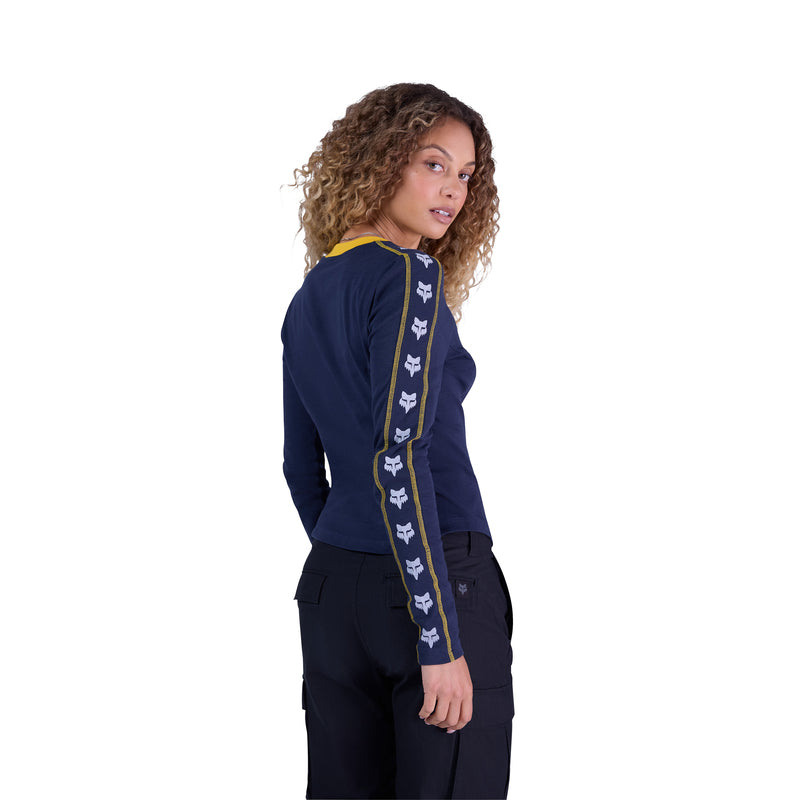 Koszulka Z Długim Rękawem Fox Lady Circa 74 Fitted Midnight 7 339308_ZAL816627.jpg