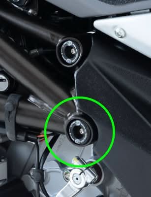 ZAŚLEPKA RAMY RG RACING LEWA DOLNA MV AGUSTA F3 675/800, RIVALE 800, DRAGSTER 800, F4 1000R 10-/F4 3