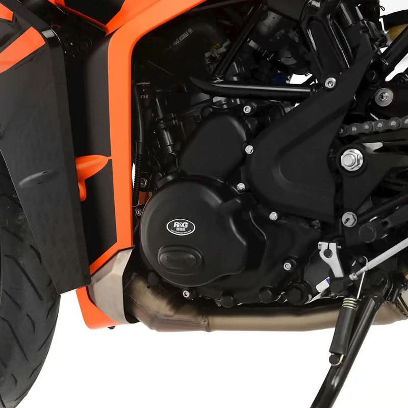 ZESTAW OSŁON SILNIKA RG RACING KTM 390 DUKE 16-/RC 390 16, (2 CZĘŚCI) BLACK RACE 1