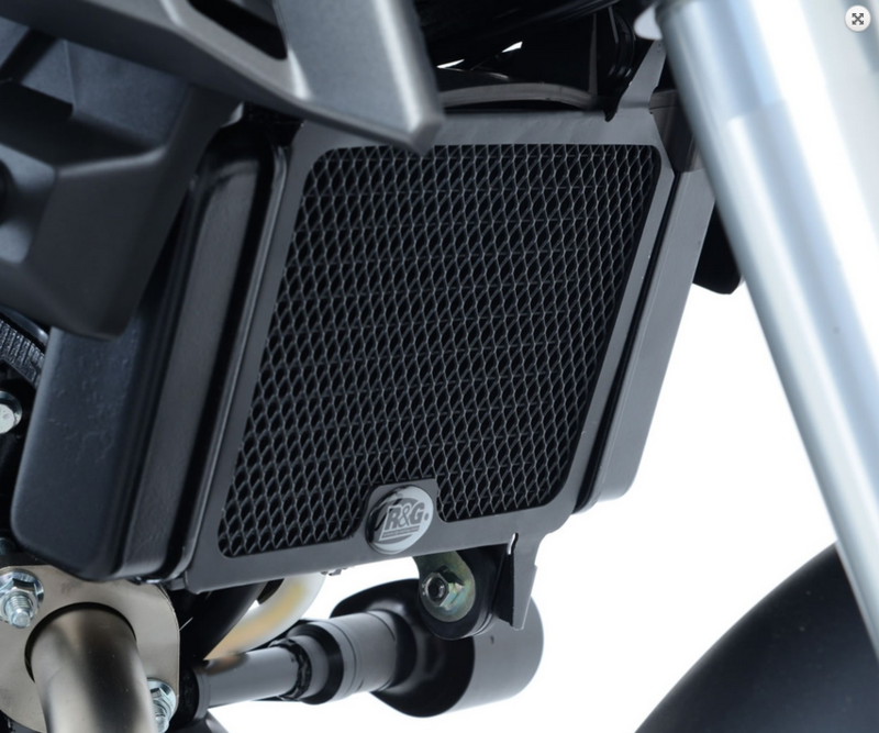 OSŁONA CHŁODNICY RG RACING YAMAHA MT-125 14- 19 (INC. ABS MODEL) TITANIUM 1