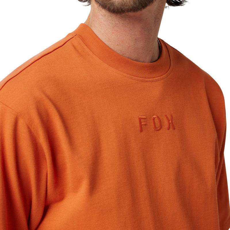 T-Shirt Fox Wordmark Oversized Chocolate 9 327698_ZAL767394.jpg