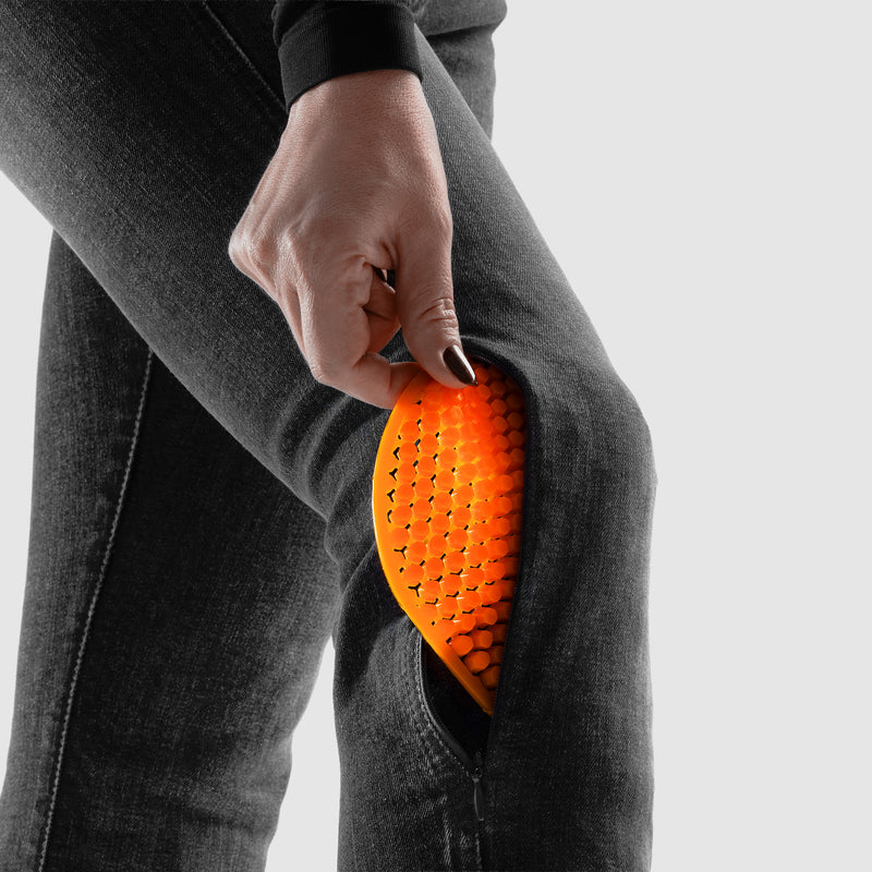 Jeansy motocyklowe damskie Rebelhorn Classic Washed Black Monolayer 12 348294_ZAL850994.jpg