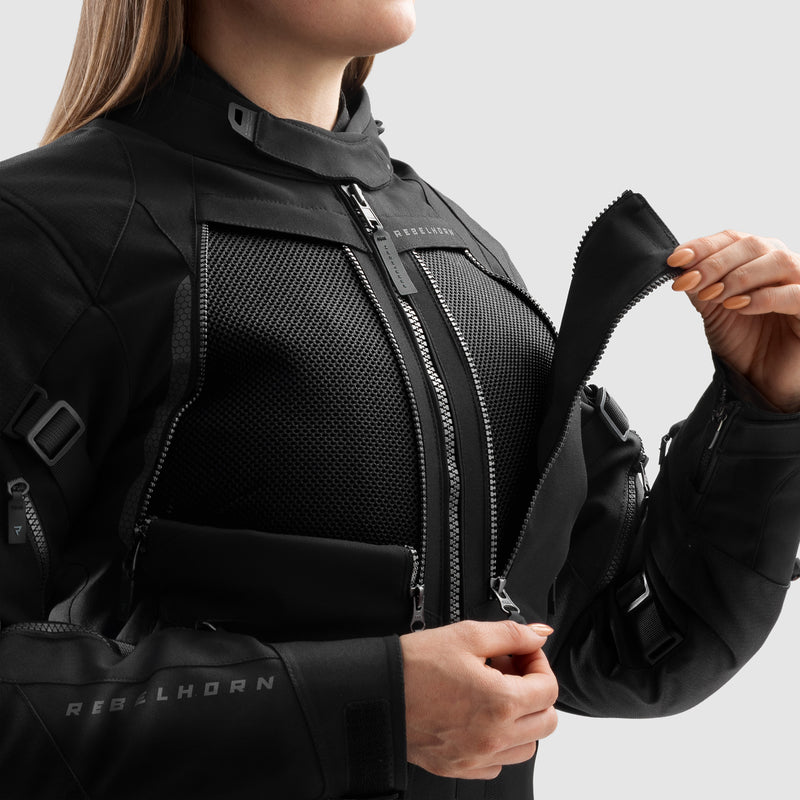 Kurtka motocyklowa tekstylna damska Rebelhorn Hardy 3.0 Black 42 324003_ZAL931603.jpg