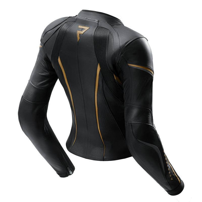 Kurtka motocyklowa skórzana damska Rebelhorn Diva St Black Gold 4 349528_ZAL896932.jpg