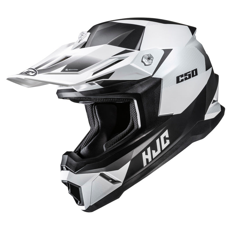 Kask motocyklowy HJC C50 Slide White Black 1 355180_ZAL829392.jpg