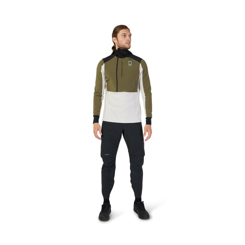 Bluza Rowerowa z Kapturem Fox Defend Thermal Olive Green 1 286075_ZAL699656.jpg