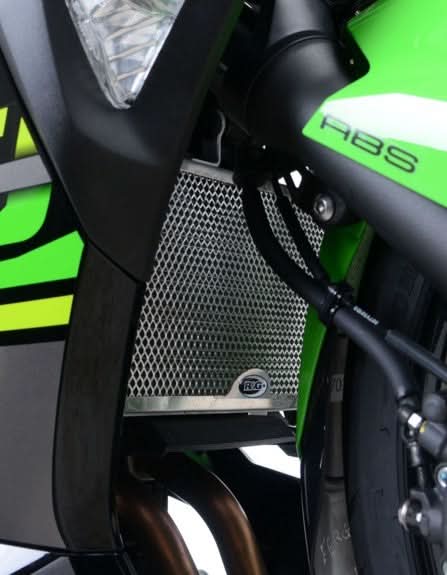 OSŁONA CHŁODNICY RG RACING KAWASAKI NINJA 400/NINJA 250 18-/Z400 19-/Z250 19- TITANIUM 1