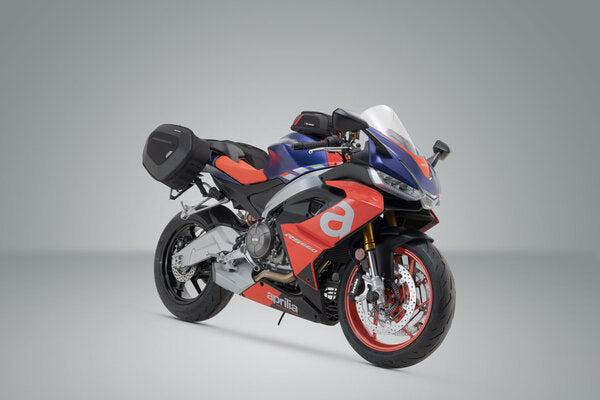 ZESTAW SAKW BOCZNYCH PRO BLAZE H I STELAŻY SW-MOTECH APRILIA TUONO 660/RS 660 BLACK 3