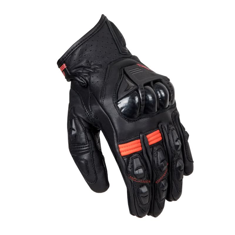 Rękawice Skórzane Ozone Rs600 Short Black/Fluo Red 2 214569_ZAL487471.jpg