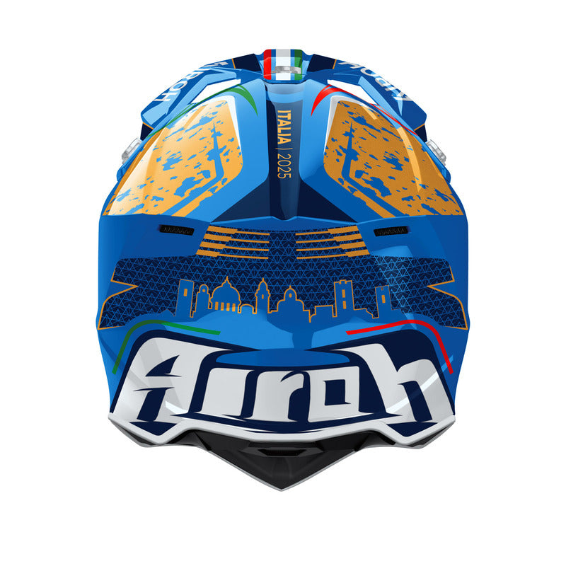KASK MOTOCYKLOWY AIROH WRAAAP 6DAYS ITALY 2025 GLOSS S 5