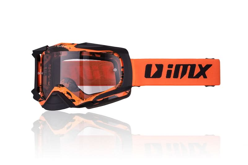 Gogle iMX Racing Dust Graphic Orange/Black Matt z Szybą Dark Smoke + Clear (2 szyby w zestawie) 1 164720_ZAL254218.jpg