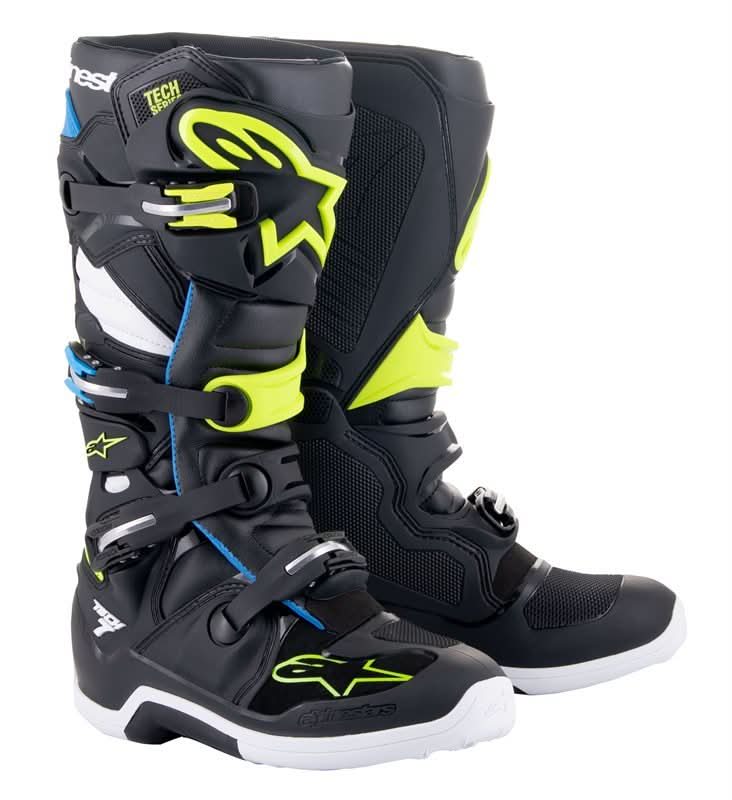 Buty Alpinestars Tech 7 Black/Enamel Blue/Fluo Yellow 1 256181_ZAL683923.jpg
