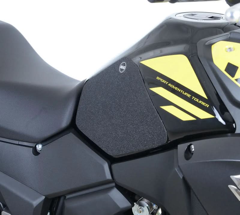 NAKLEJKA NA BAK TANKPAD ANTYPOŚLIZGOWY 2 CZĘŚCI RG RACING SUZUKI V-STROM 250 CLEAR 1