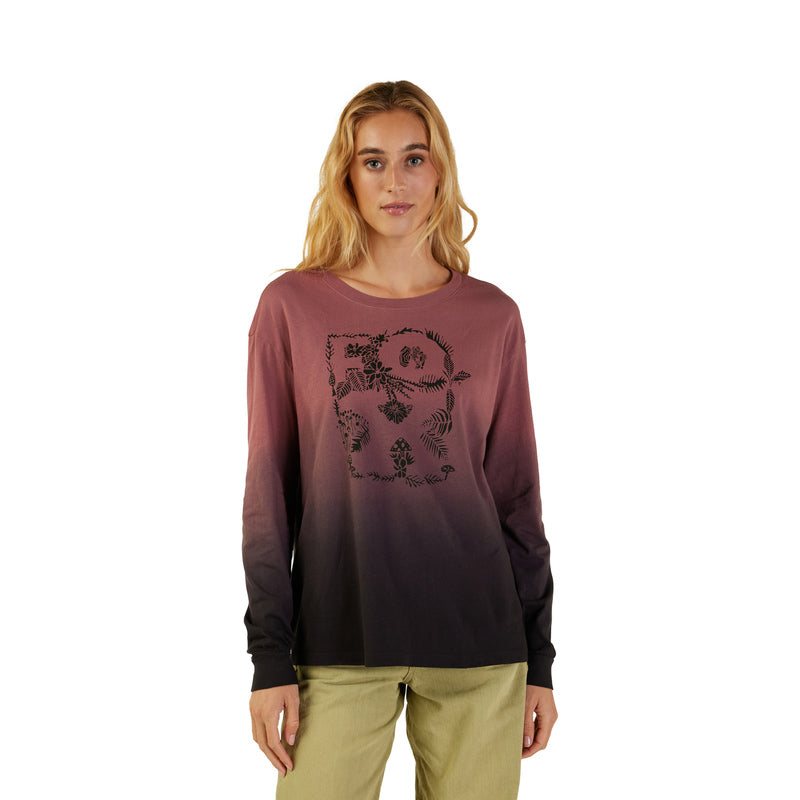 Koszulka z Długim Rękawem Fox Lady Sensory Dye Cordovan 3 288801_ZAL681298.jpg
