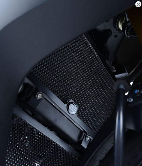 OSŁONA CHŁODNICY RG RACING HONDA CBR250RR 17- TITANIUM 1