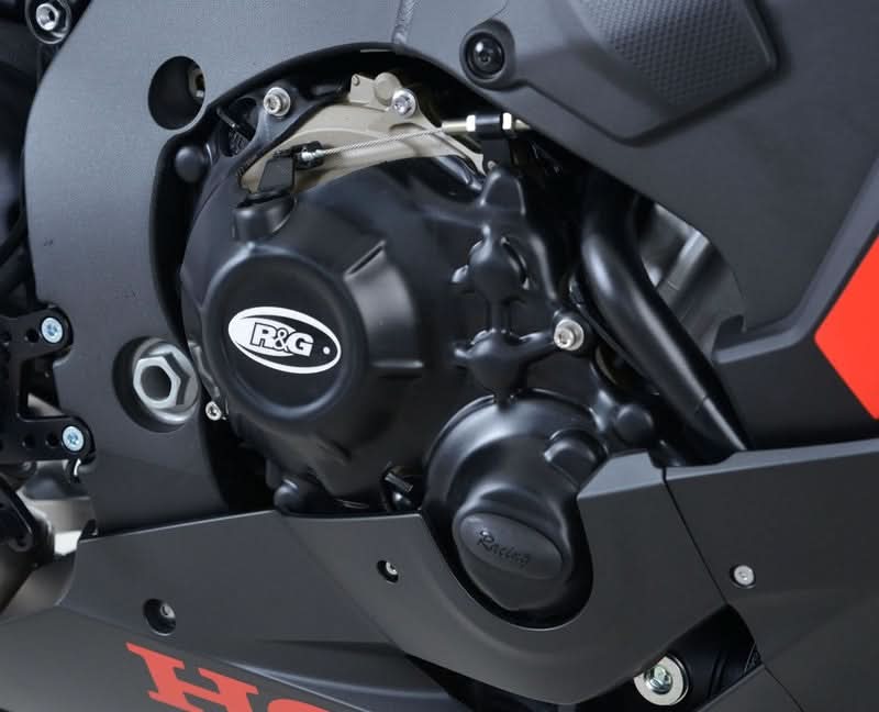 ZESTAW OSŁON SILNIKA RG RACING HONDA CBR1000RR 08-19/RR SP 17-19/RR SP2 17-19, (2 CZĘŚCI) BLACK RACE 1