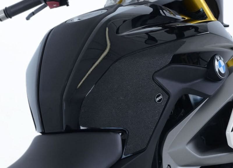 NAKLEJKA NA BAK TANKPAD ANTYPOŚLIZGOWY 2 CZĘŚCI RG RACING BMW G310R BLACK 1
