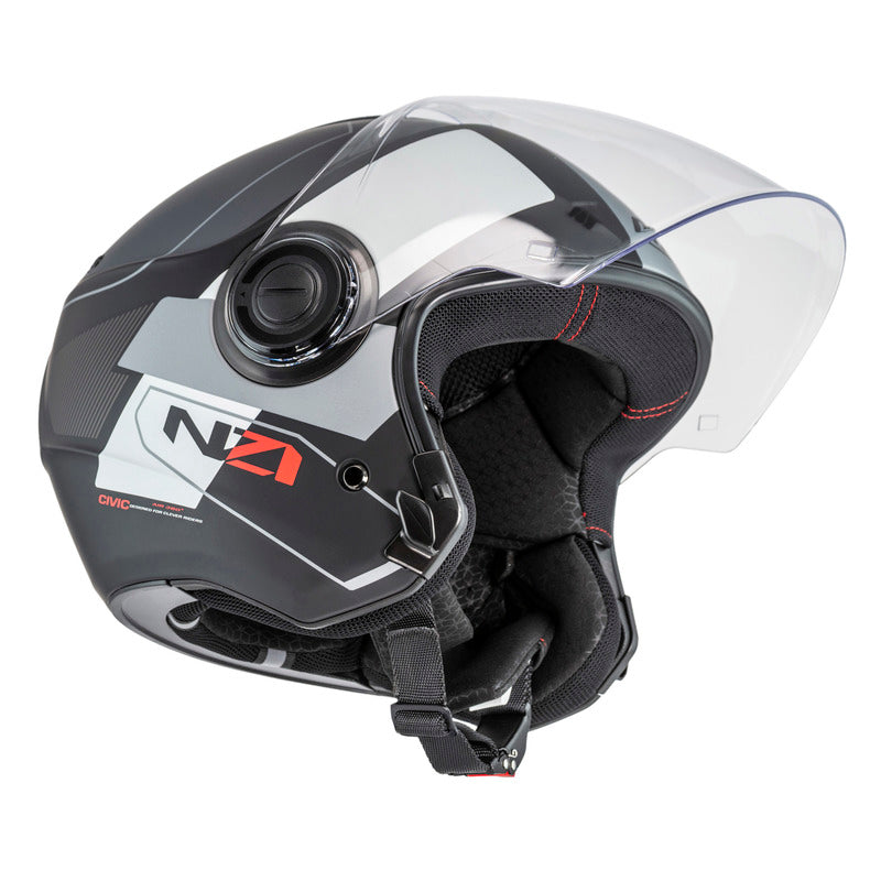 Kask Motocyklowy Nzi Civic Conquest Black Antracite Grey Matt 13 362465_ZAL854852.jpg