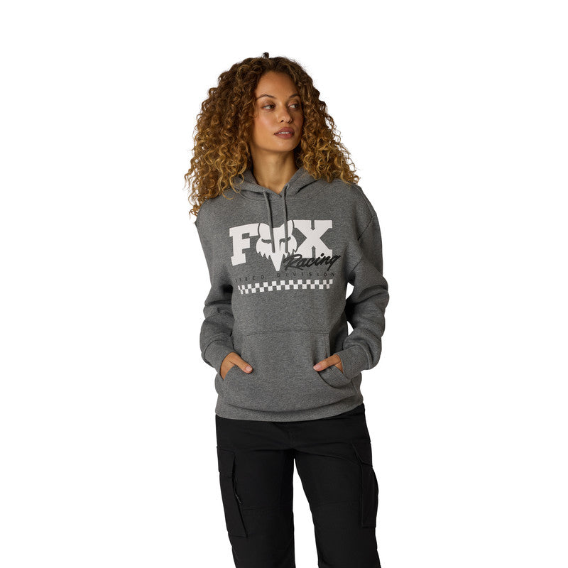Bluza z kapturem Damska FOX Checker Fleece Po Heather Graphite 5 351523_ZAL860695.jpg