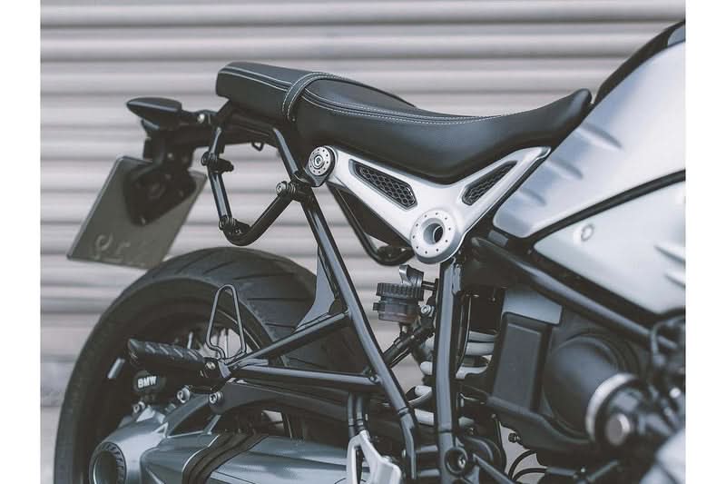 ZESTAW SAKW I STELAŻY LEGEND GEAR SW-MOTECH BMW R NINET RACER (16-) BROWN 7