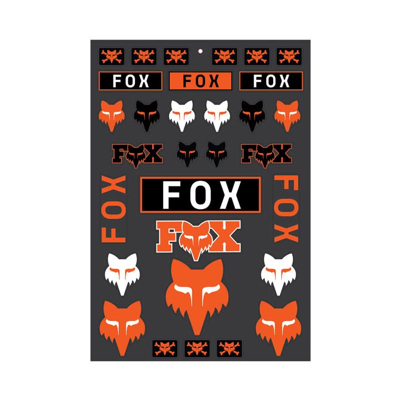 NAKLEJKA FOX LEGACY TRACK PACK ORANGE OS 1
