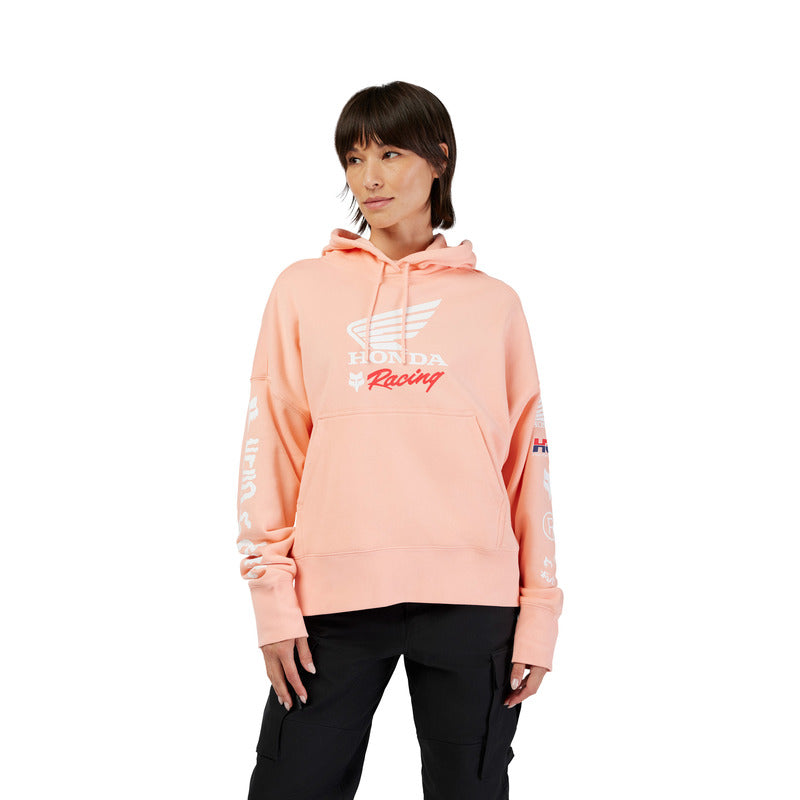 BLUZA Z KAPTUREM FOX LADY X HONDA OV PO FLEECE PALE PINK 2 327543_ZAL818471.jpg