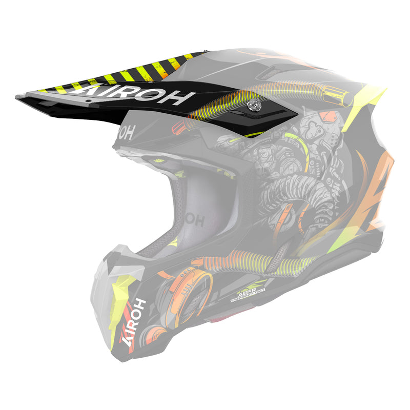 DASZEK DO KASKU AIROH TWIST 3 TOXIC GLOSS 1