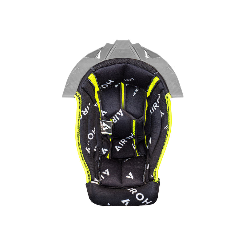 WYŚCIÓŁKA DO KASKU AIROH AVIATOR TWIST 3 BLACK/WHITE + GREY SUPPORT S 1