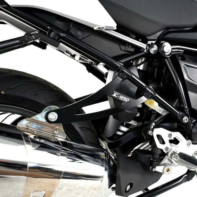 MOCOWANIE WYDECHU + ZAŚLEPKA PODNÓŻKA RG RACING BMW R1250 R/RS19- BLACK 1