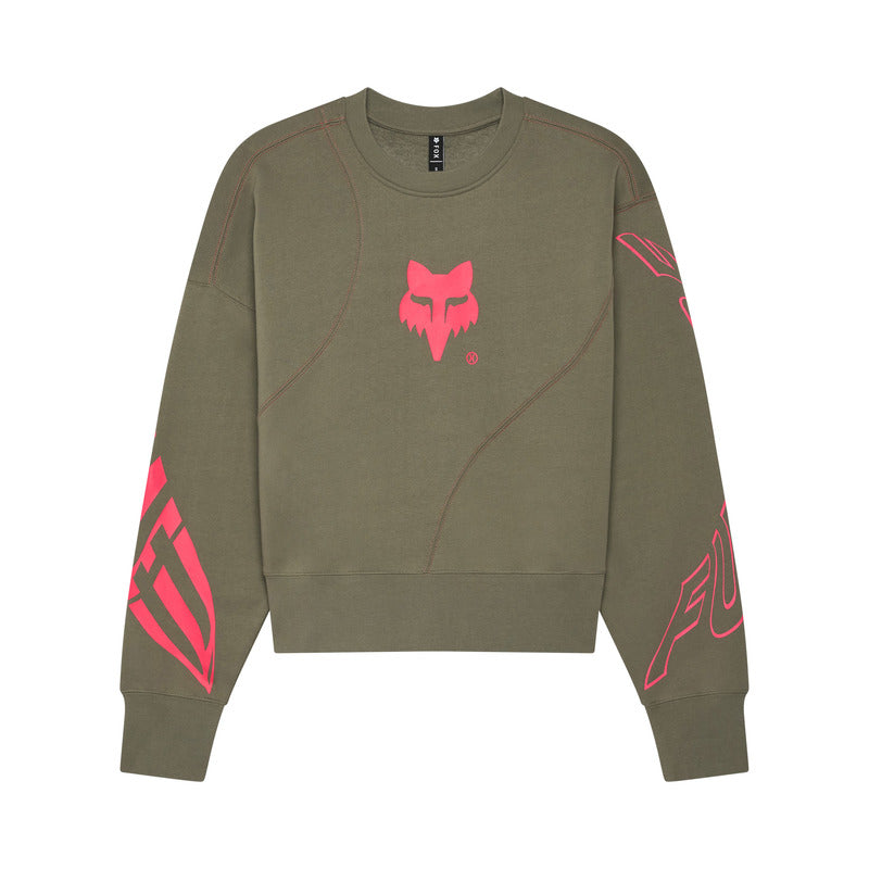 Bluza Fox Lady Crew Elevated Oversized Adobe 1 327548_ZAL767621.jpg
