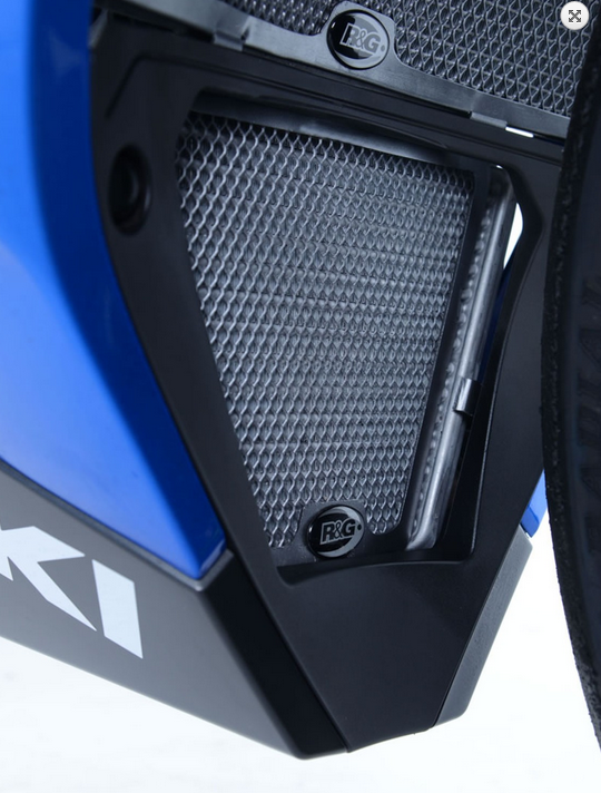 OSŁONA CHŁODNICY OLEJU RG RACING SUZUKI GSX-R1000/R (17-) RACING TITANIUM 1