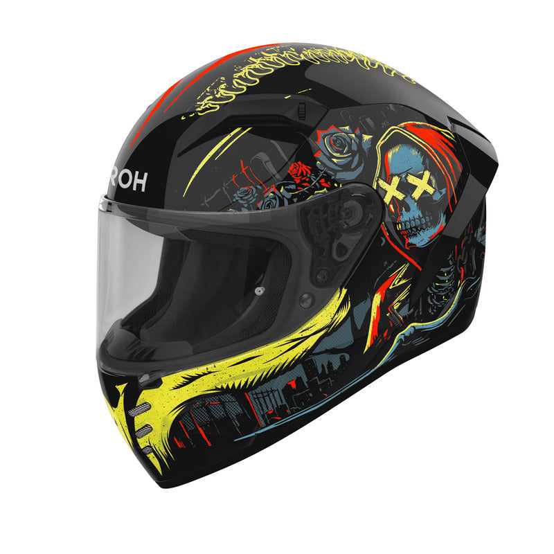 KASK MOTOCYKLOWY AIROH CONNOR DOUBLE FACE GLOSS S 2