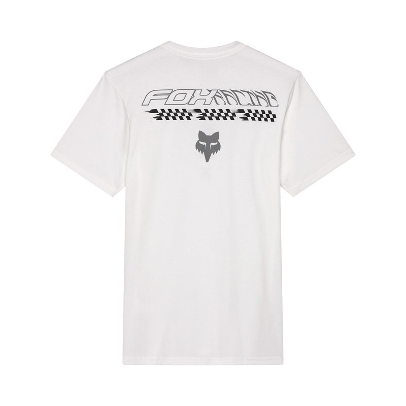 T-SHIRT FOX CHECKERED SS PREM TEE OPTIC WHITE 2 327778_ZAL775624.jpg