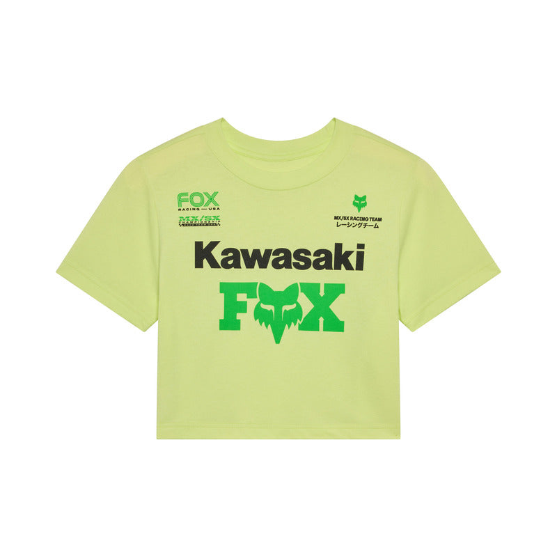 T-Shirt Damski FOX Kawasaki Baby Tee Lemon 11 351048_ZAL861311.jpg