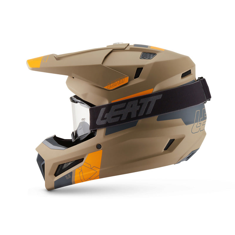 Kask motocyklowy z goglami Leatt Kit Moto 3.5 Khaki Brown 1 357613_ZAL920434.jpg