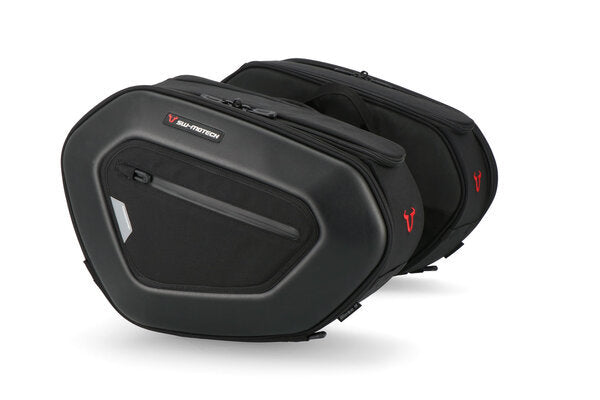 ZESTAW SAKW BOCZNYCH PRO BLAZE H I STELAŻY SW-MOTECH APRILIA TUONO 660/RS 660 BLACK 1