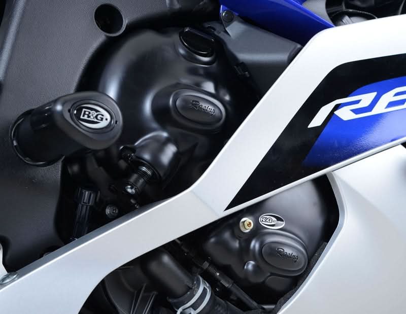 ZESTAW OSŁON SILNIKA RG RACING YAMAHA YZF-R6 08-17 (3 CZĘŚCI) BLACK RACE 1
