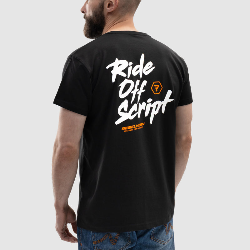 Koszulka Z Krótkim Rękawem Rebelhorn Offscript Black 5 366052_ZAL915899.jpg