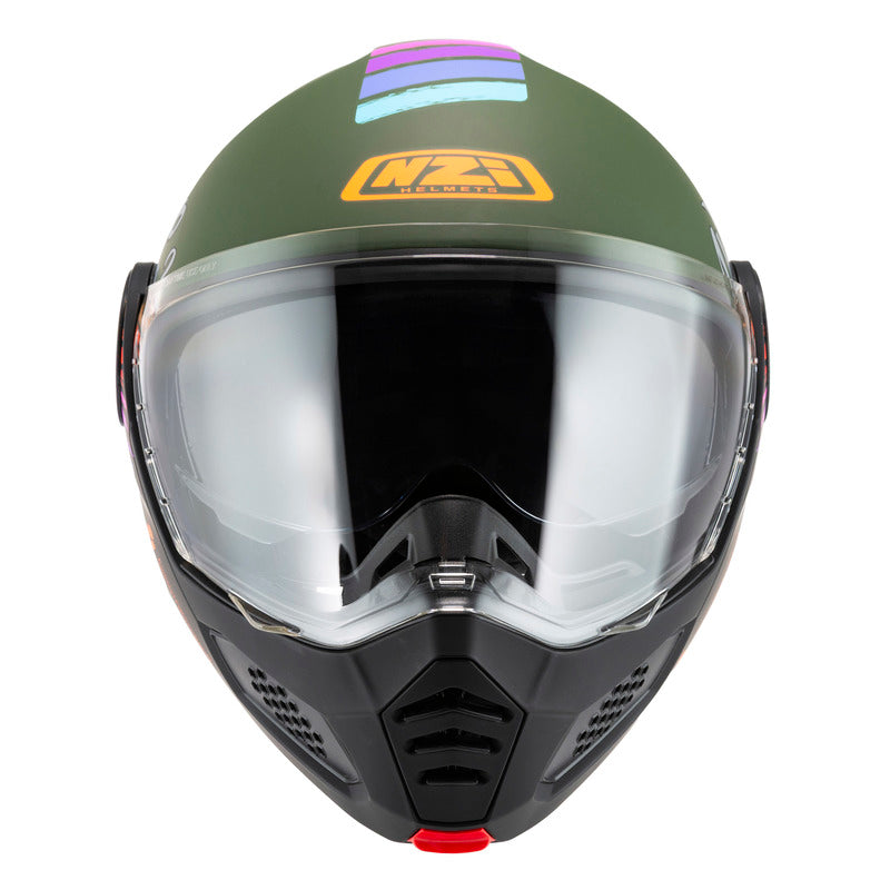 Kask Motocyklowy NZI Minimod Duo Rainbow Greenblack Silver Matt 11 362374_ZAL854199.jpg
