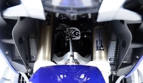 OSŁONA CHŁODNICY RG RACING (PAIR), BMW R1200RT 14- BLACK 1