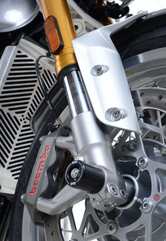 SLIDERY PRZEDNIEGO ZAWIESZENIA RG RACING TRIUMPH THRUXTON 1200R BLACK 1