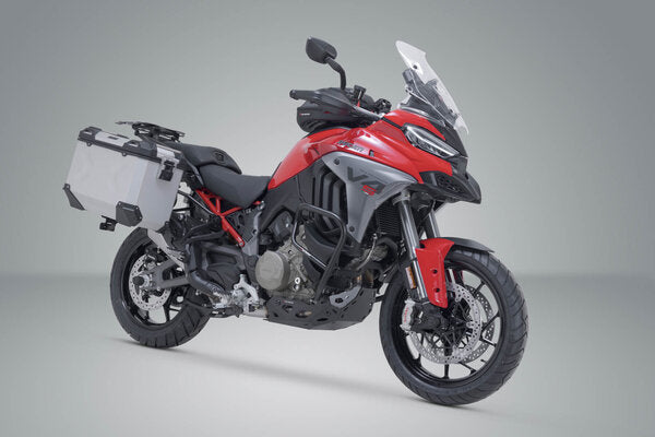 ZESTAW KUFRA CENTRALNEGO TRAX ADV SW-MOTECH 45/45 L. DUCATI MULTISTRADA V4 (20-) SILVER 3