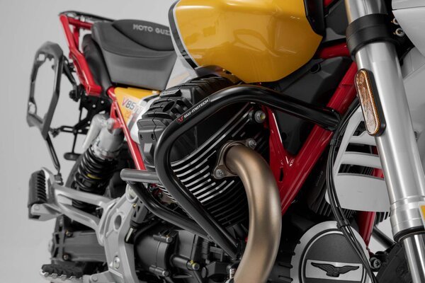 CRASHBAR/GMOL SW-MOTECH MOTO GUZZI V85 TT/TRAVEL (19-23) BLACK 5