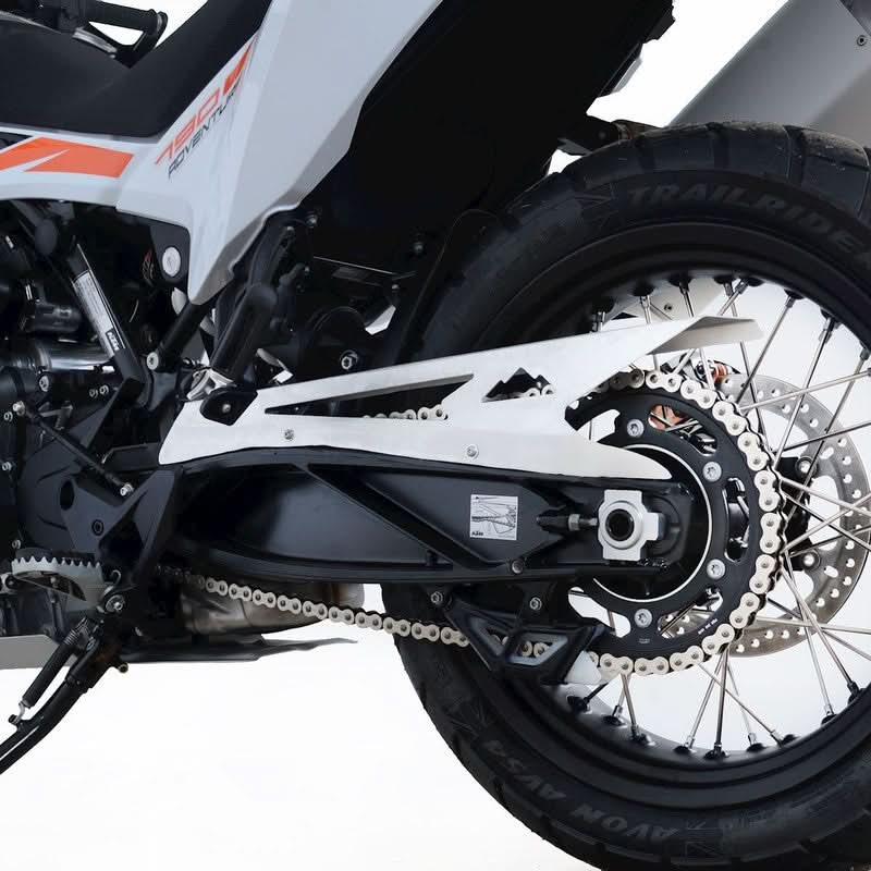 OSŁONA ŁAŃCUCHA RG RACING KTM 790 ADVENTURE 19-/HUSQ. NORDEN 901 22- SILVER 1