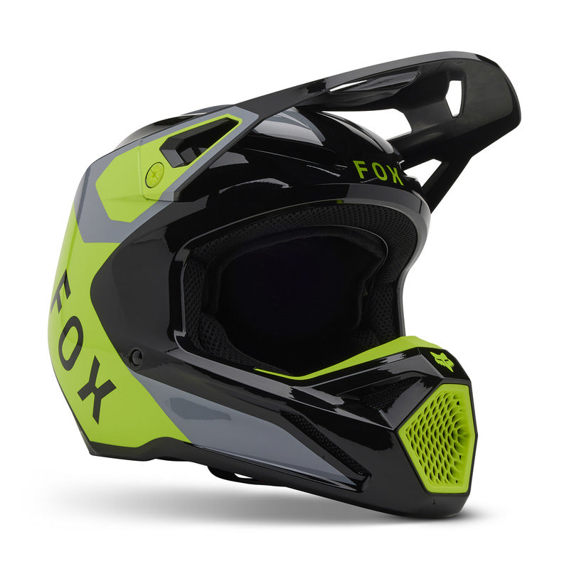Kask Fox Junior V1 Lean Grey/Yellow 3 308339_ZAL742128.jpg