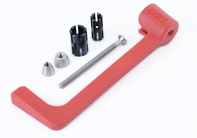 OSŁONA DŹWIGNI RG RACING 675 DAYTONA 06-, DUCATI DESERT SLED 18-, SUZUKI V-STROM 1050 (XT) RED 1