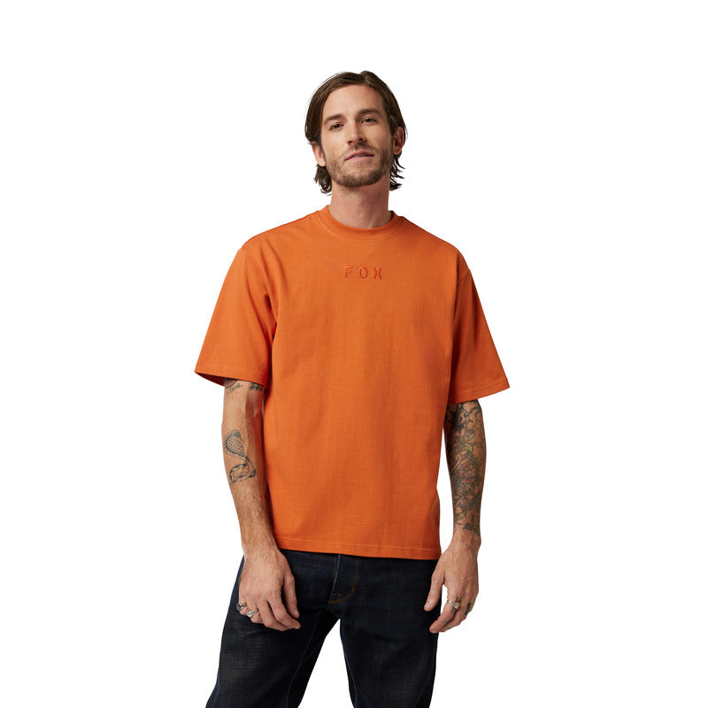 T-Shirt Fox Wordmark Oversized Chocolate 5 327698_ZAL767392.jpg