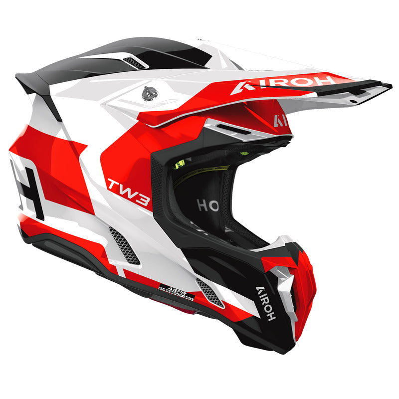 KASK MOTOCYKLOWY AIROH TWIST 3 FANCY RED GLOSS M 1